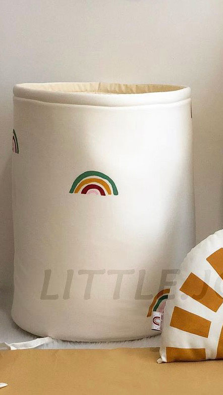 باکس استوانه رنگین کمان خردلی سبز