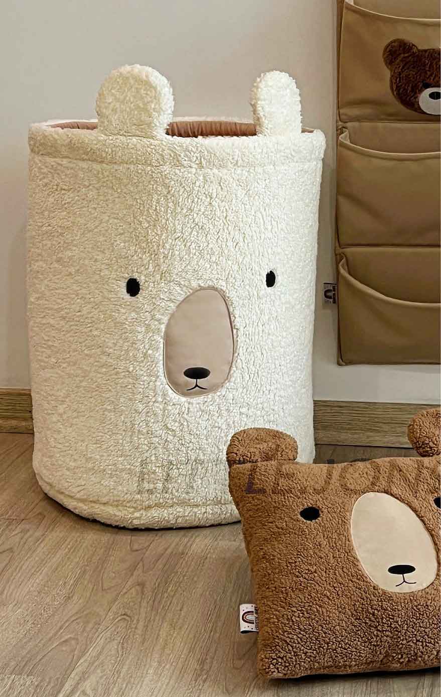 باکس استوانه جنس تدی پوزه نسکافه ای