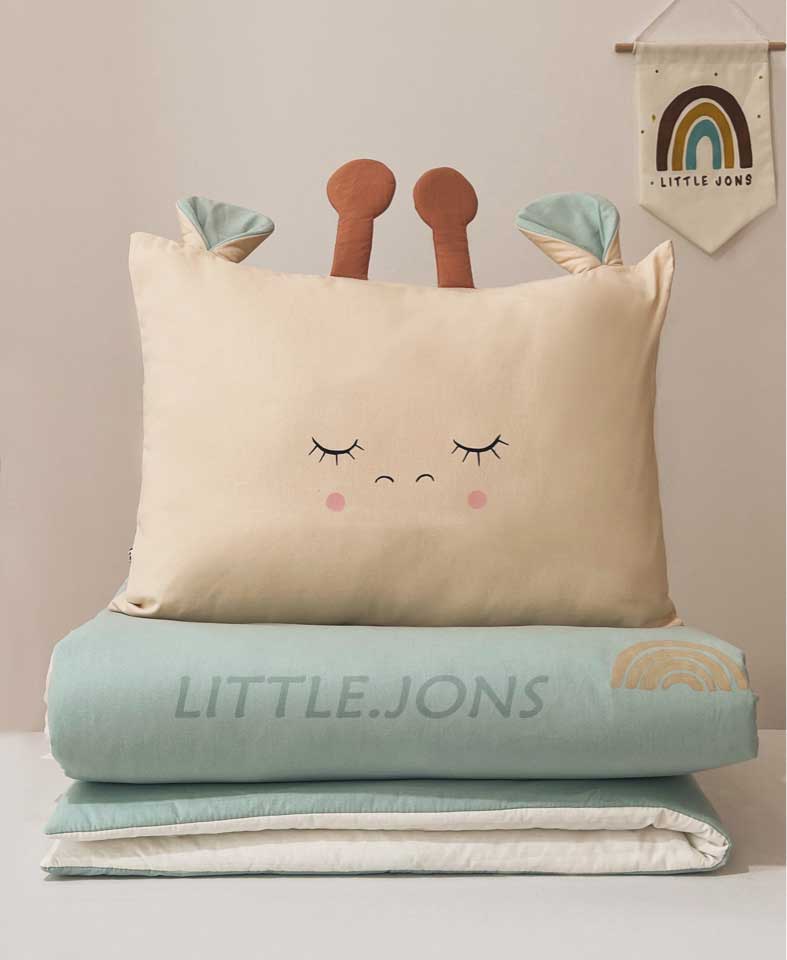 ست روتختی نوزادی زرافه رنگین کمونی