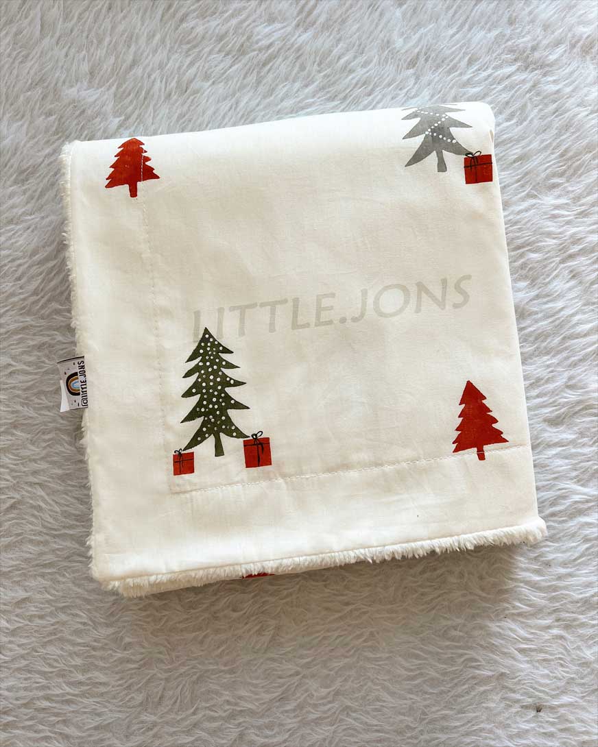 پتو نوزادی طرح کریسمس