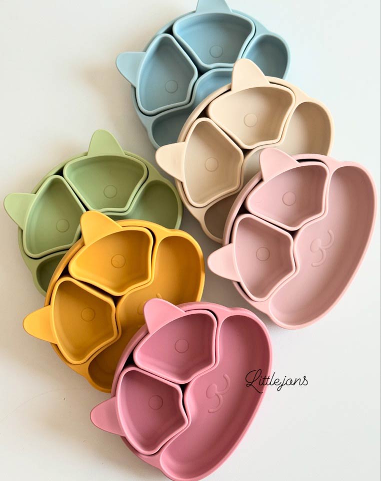 بشقاب ۳ تکه روباه